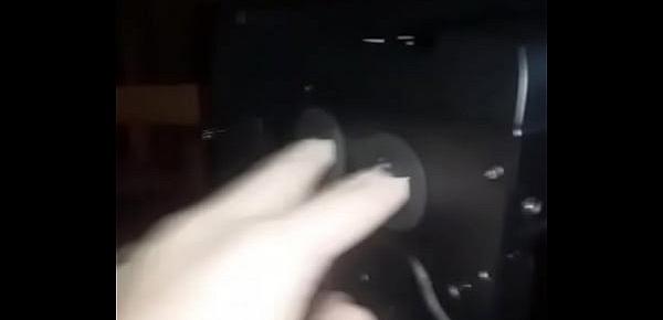  Sexy man fingers his computer
